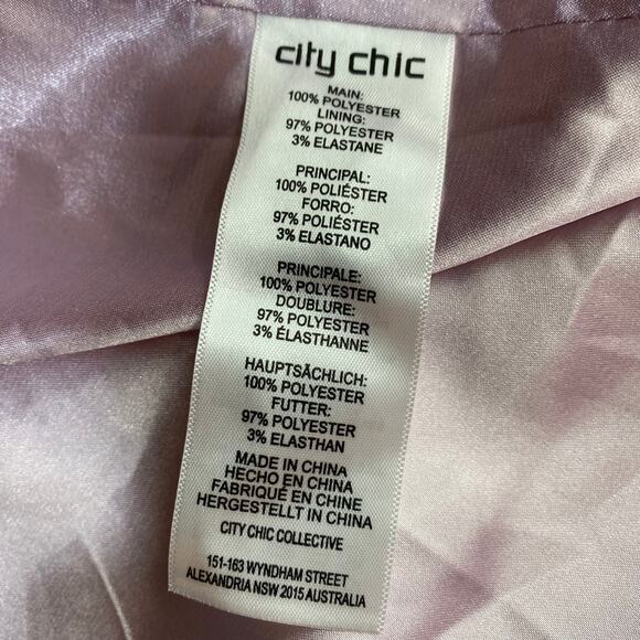 City Chic Sakura Maxi Dress Floral Wrap Hi Lo Maxi Purple NEW Plus Womens 18W - Picture 9 of 10